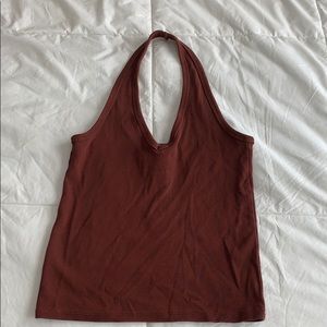 v- neck halter top